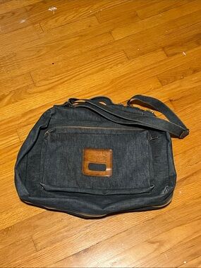 Levi's Denim weekend Bag with Brown Leather Accent